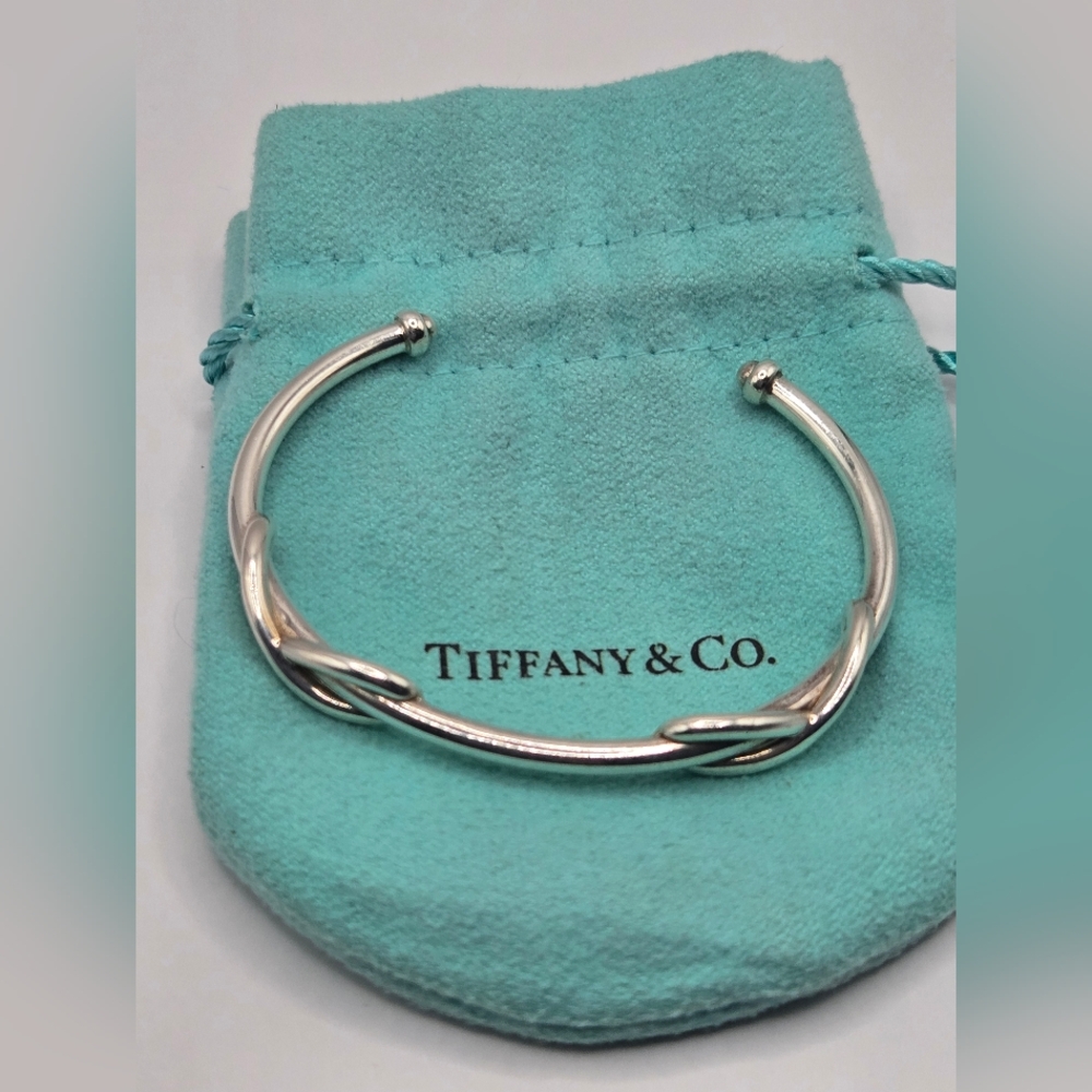 Tiffany & Co. Double Infinity Cuff Bracelet Small Wrist